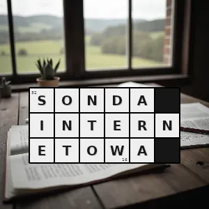 Hasło krzyżówkowe jeden z interaktywnych elementów stron www ma formę prostej ankiety z pojedynczym pytaniem oraz dwoma i więcej możliwymi odpowiedziami często bardzo lakonicznymi - sonda internetowa – rozwiązanie, synonimy, podpowiedzi i definicje krzyżówkowe